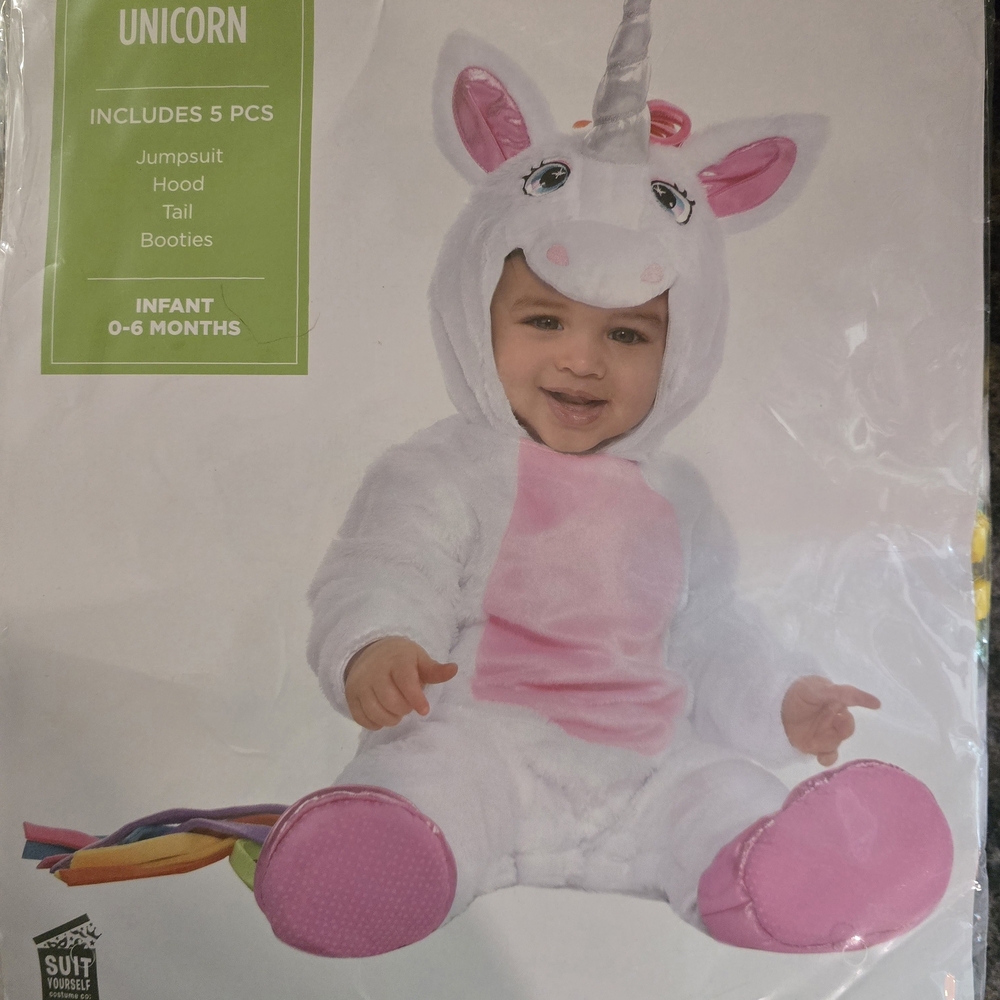 Unicorn Infant Costume - White and Pink